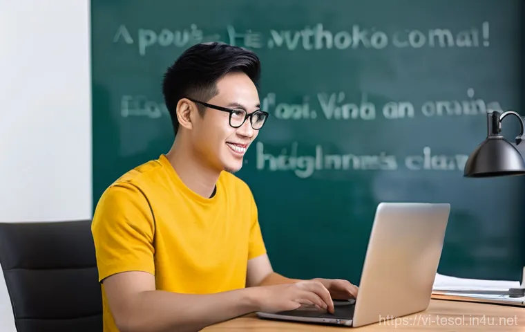 TESOL 강사로서의 평판 관리 - **Prompt 1: The Inspiring TESOL Professional**
    "A vibrant and dedicated TESOL teacher, a Vietnam...